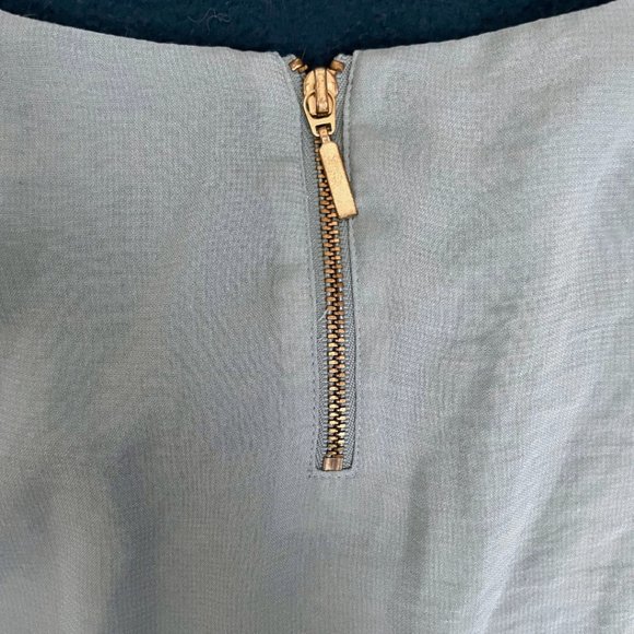 H&M Light Blue Mini Dress - Size 4 - Picture 4 of 6